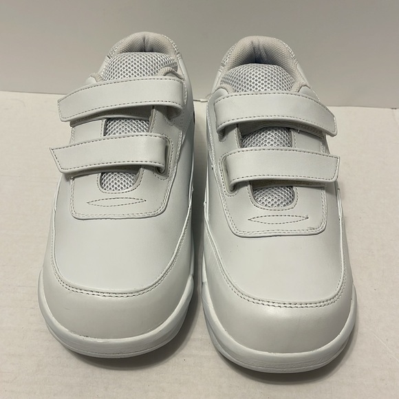 Apex Women’s Sneakers White Double Strap Hook & Loop Closure SEE MEASUREMENTS - Picture 3 of 9